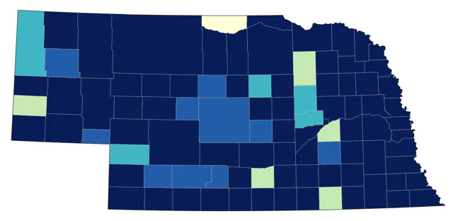 Bufflehead county map