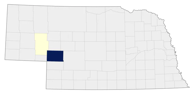 Cave Swallow county map