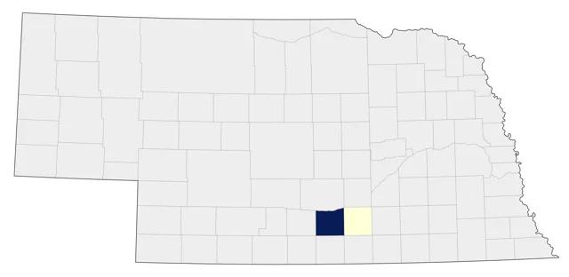 Chihuahuan Raven county map