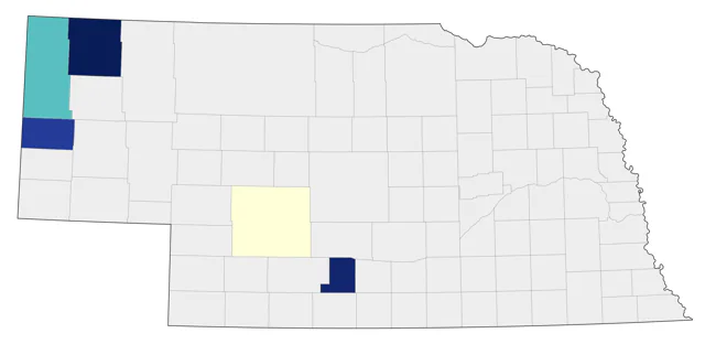 Clark's Nutcracker county map