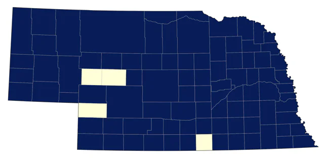 Cliff Swallow county map