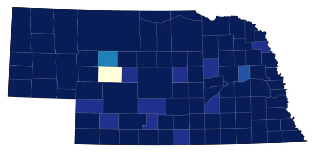 Cooper's Hawk county map