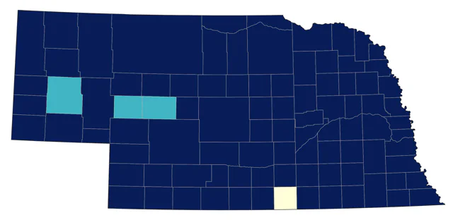 Dark-eyed Junco county map