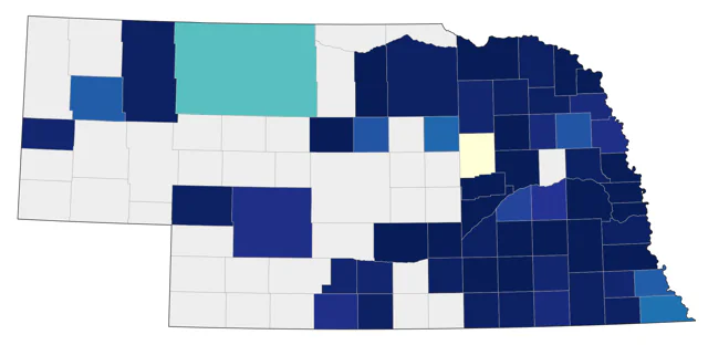Dunlin county map