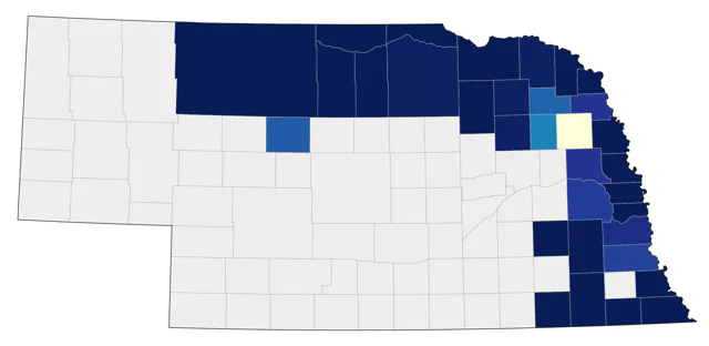 Eastern Whip-poor-will county map