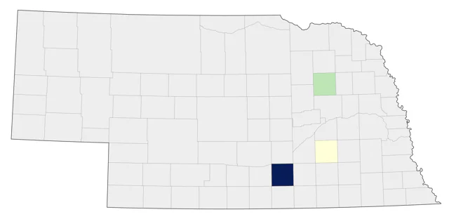 Eskimo Curlew county map