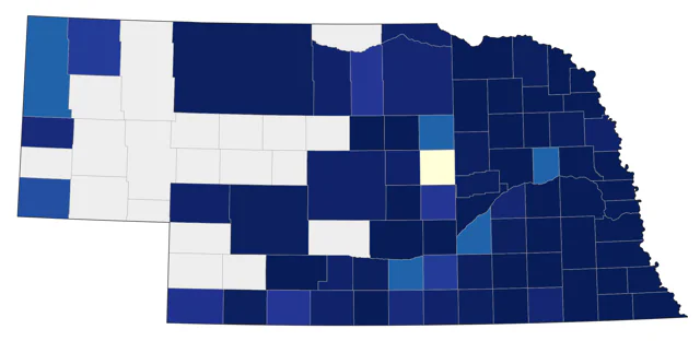 Fox Sparrow county map