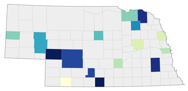 Glaucous Gull county map