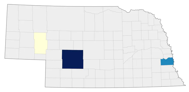 Grace's Warbler county map