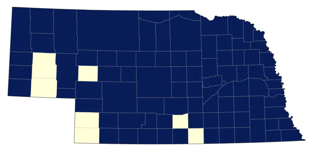 Gray Catbird county map
