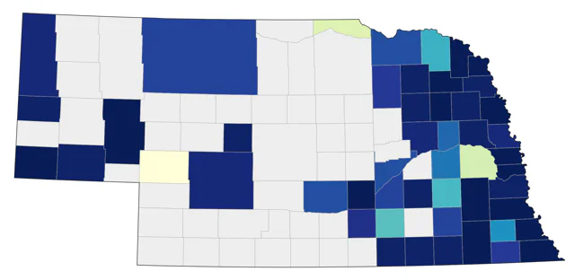 Gray-cheeked Thrush county map