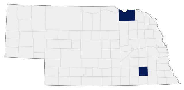 Harris's Hawk county map
