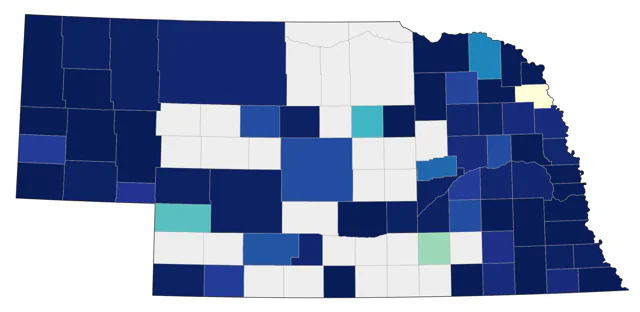 Hermit Thrush county map