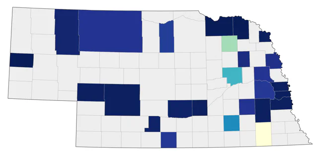 Long-tailed Duck county map