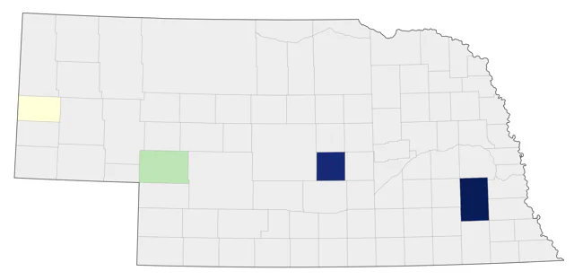 Long-tailed Jaeger county map