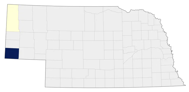 Mountain Plover county map
