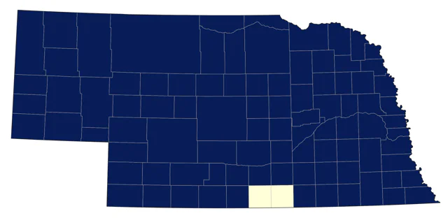 Orchard Oriole county map