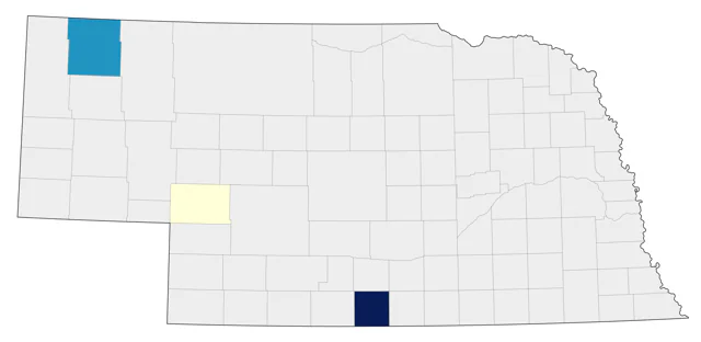 Parasitic Jaeger county map