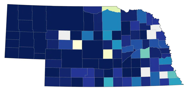 Prairie Falcon county map