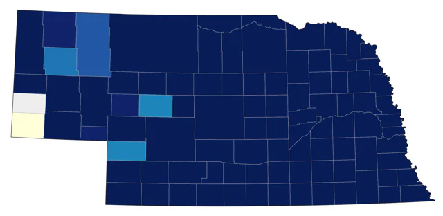 Red-bellied Woodpecker county map