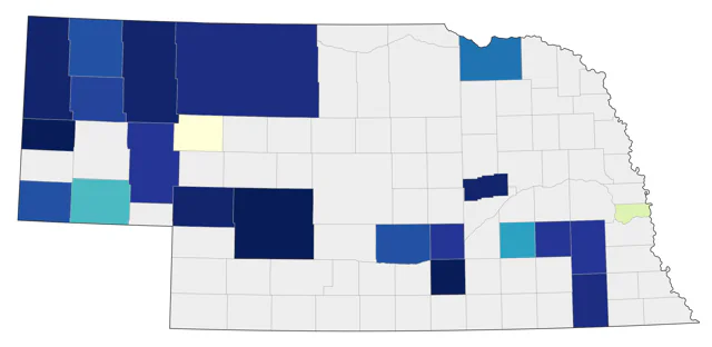 Rufous Hummingbird county map