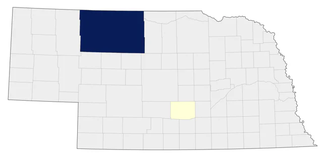 Scott's Oriole county map