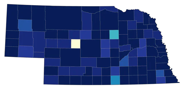 Sharp-shinned Hawk county map