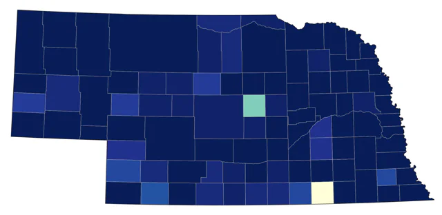 Solitary Sandpiper county map