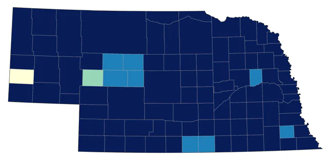 Spotted Sandpiper county map
