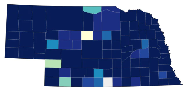 Swainson's Thrush county map