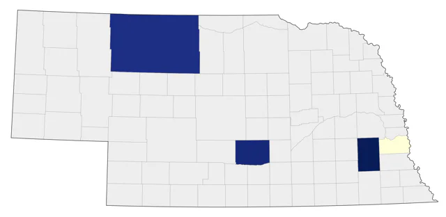 Swallow-tailed Kite county map