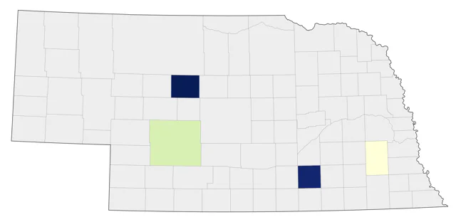 White-tailed Kite county map