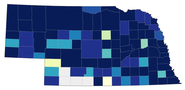 Willow Flycatcher county map