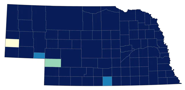 Wood Duck county map