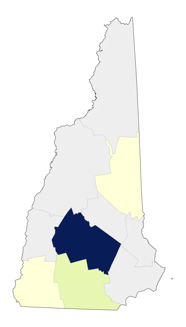 Bar-headed Goose county map