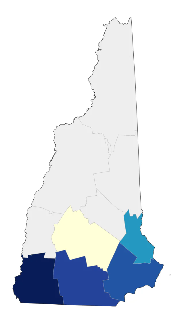 Barnacle Goose county map