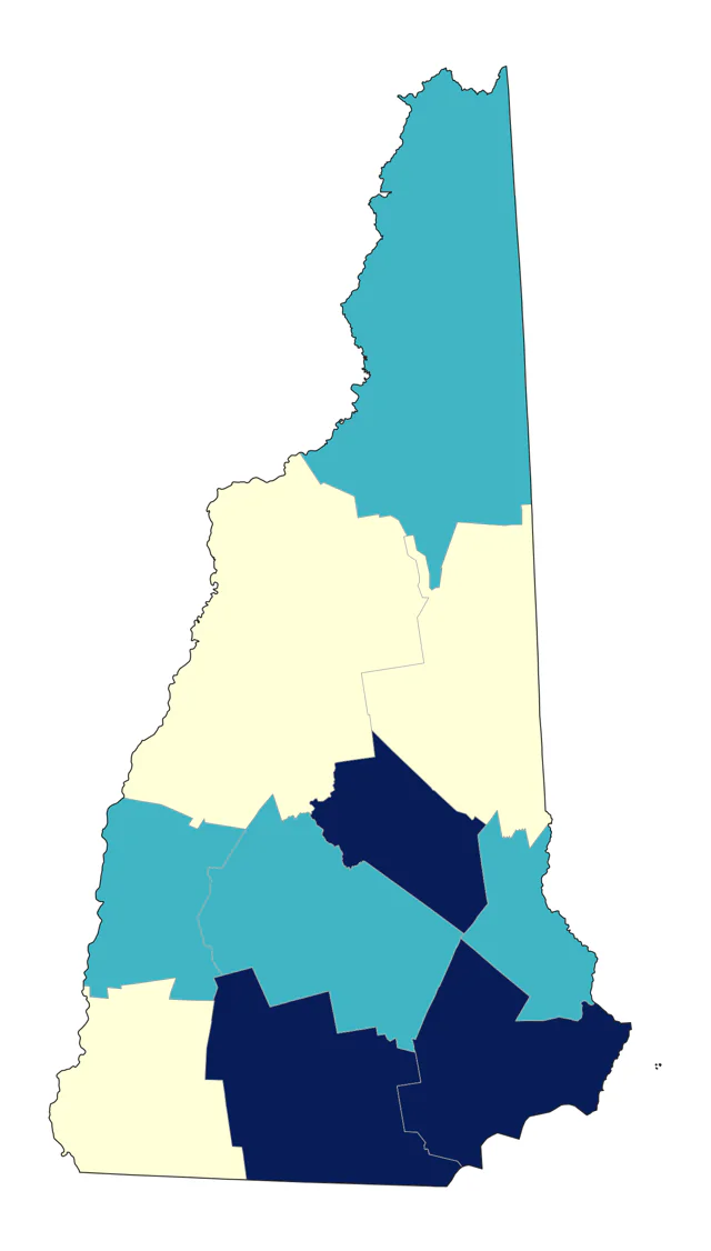 Barrow's Goldeneye county map