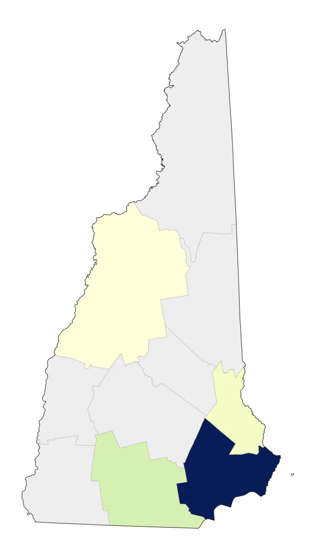 Black-headed Gull county map