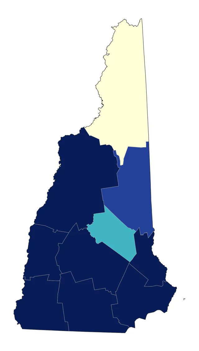 Black Vulture county map