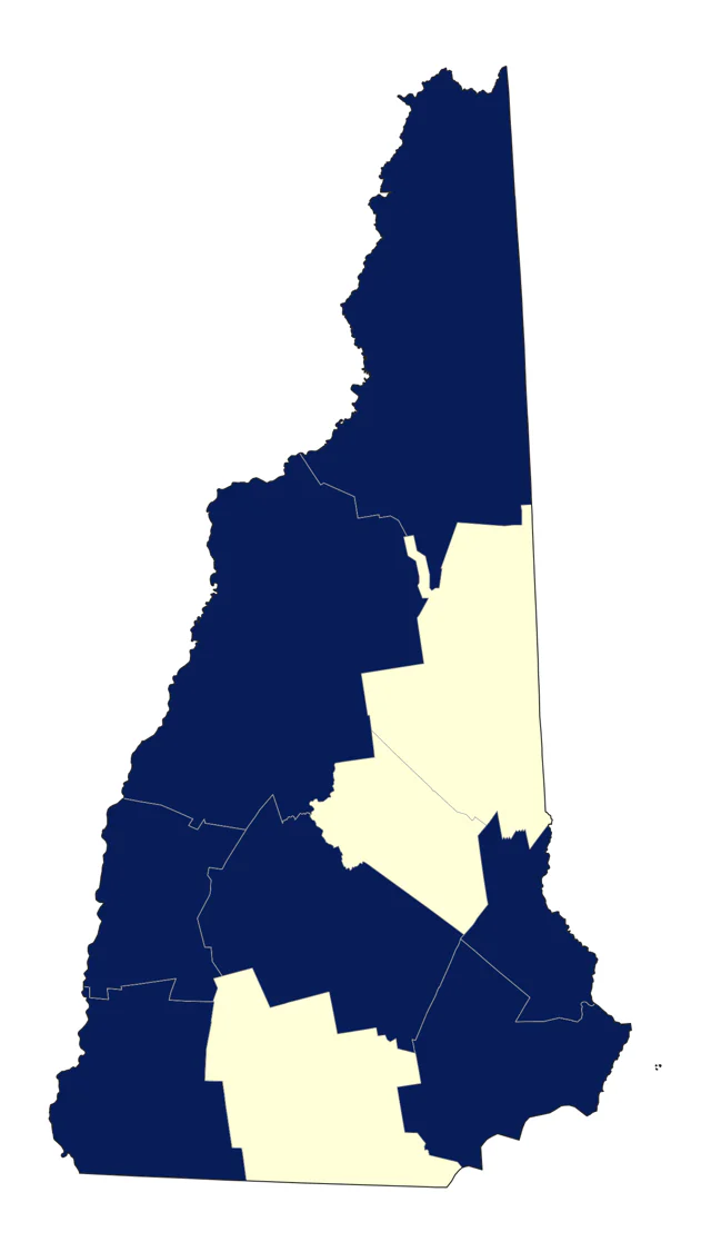 Bonaparte's Gull county map