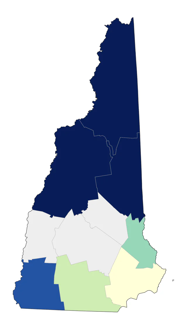 Canada Jay county map