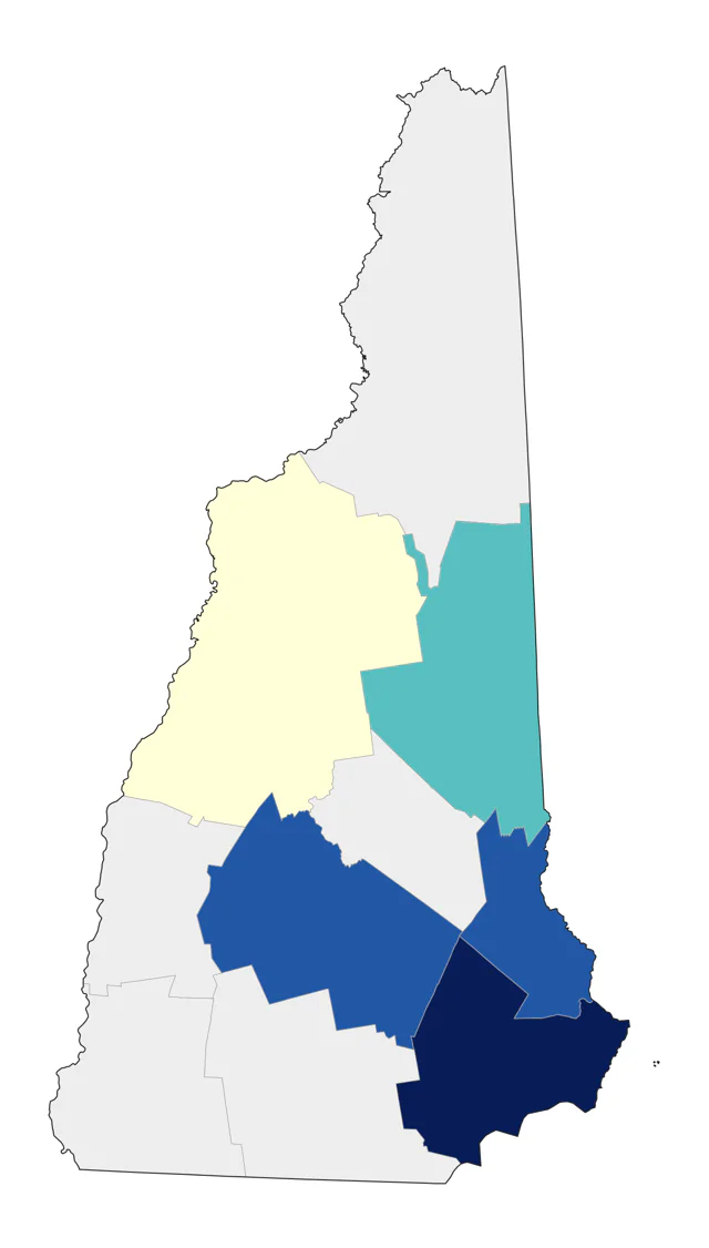 Dovekie county map