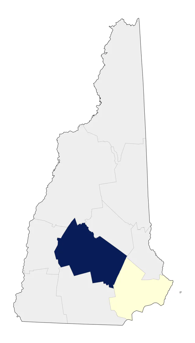Golden-crowned Sparrow county map