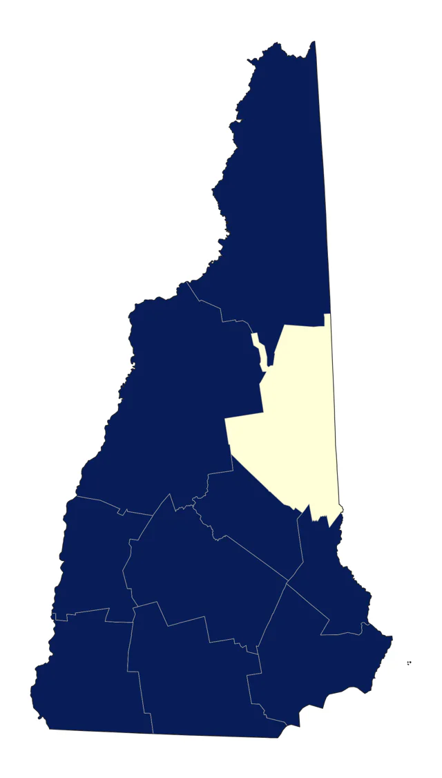 Greater Scaup county map