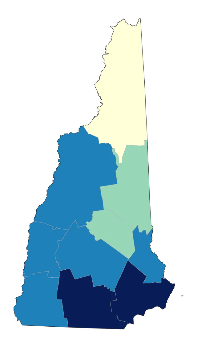 Lapland Longspur county map