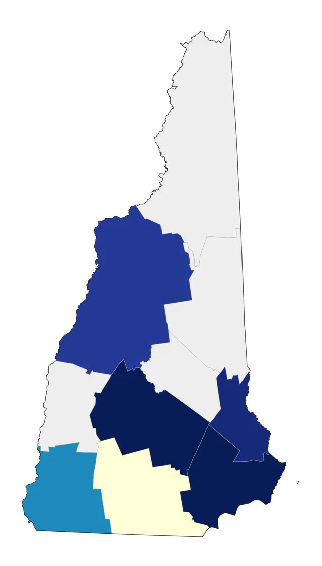 Laughing Gull county map