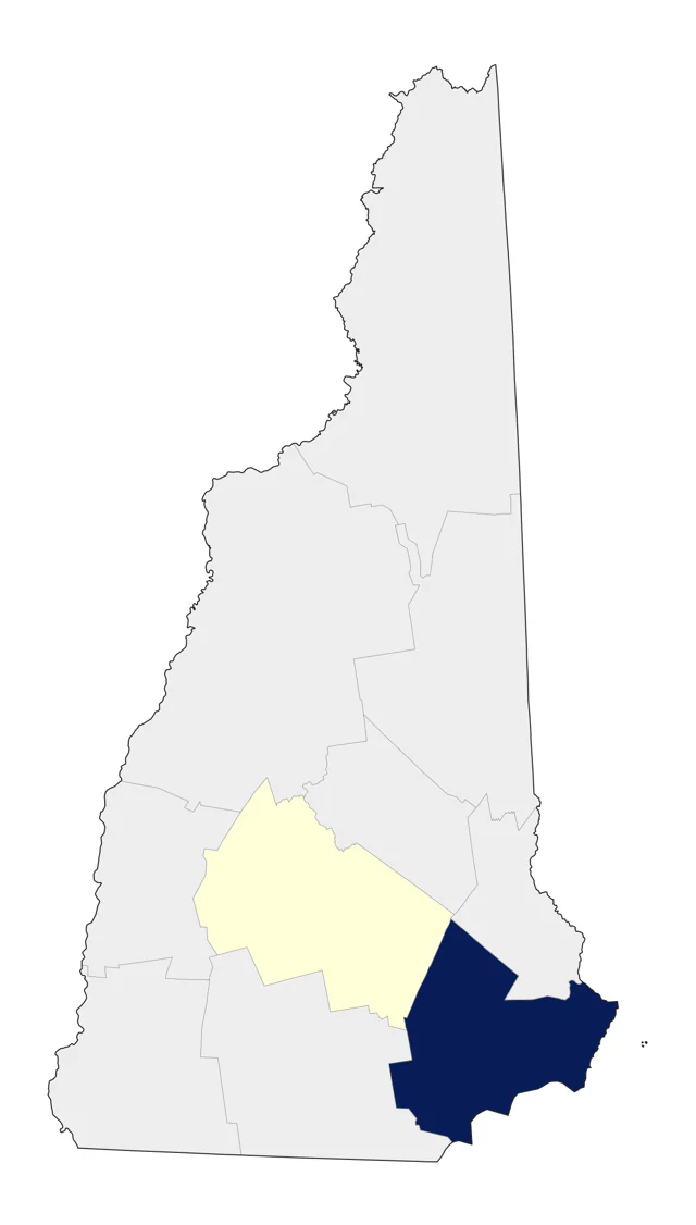 Lazuli Bunting county map