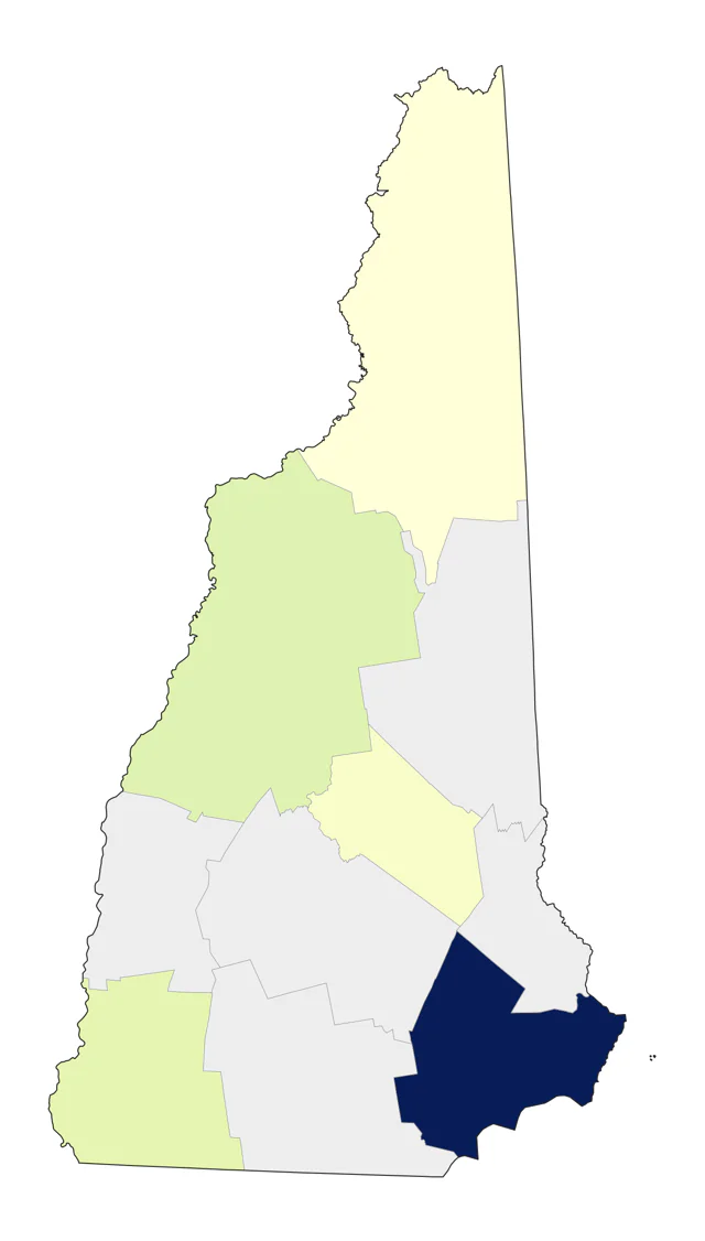 Long-tailed Jaeger county map