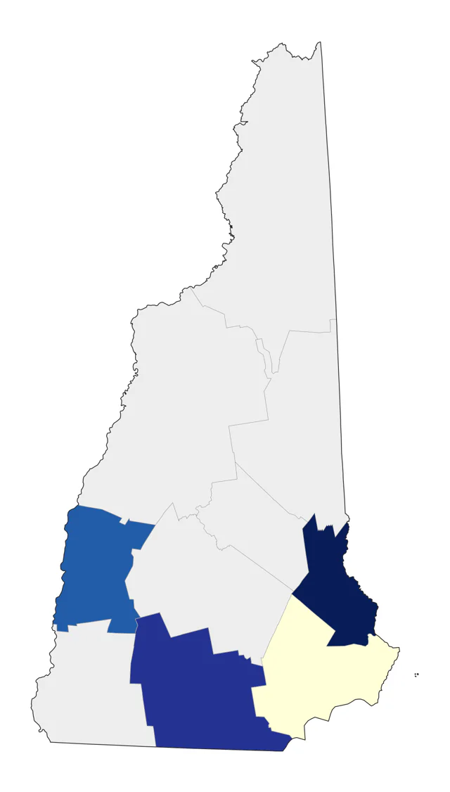MacGillivray's Warbler county map
