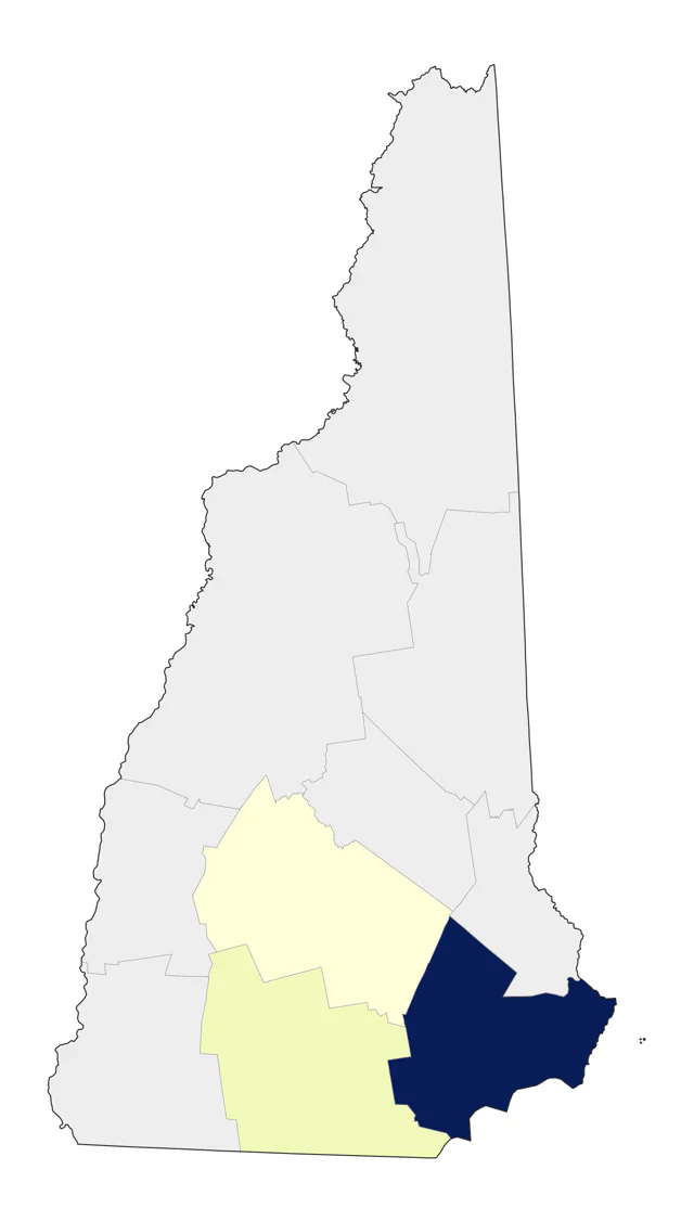 Mandarin Duck county map